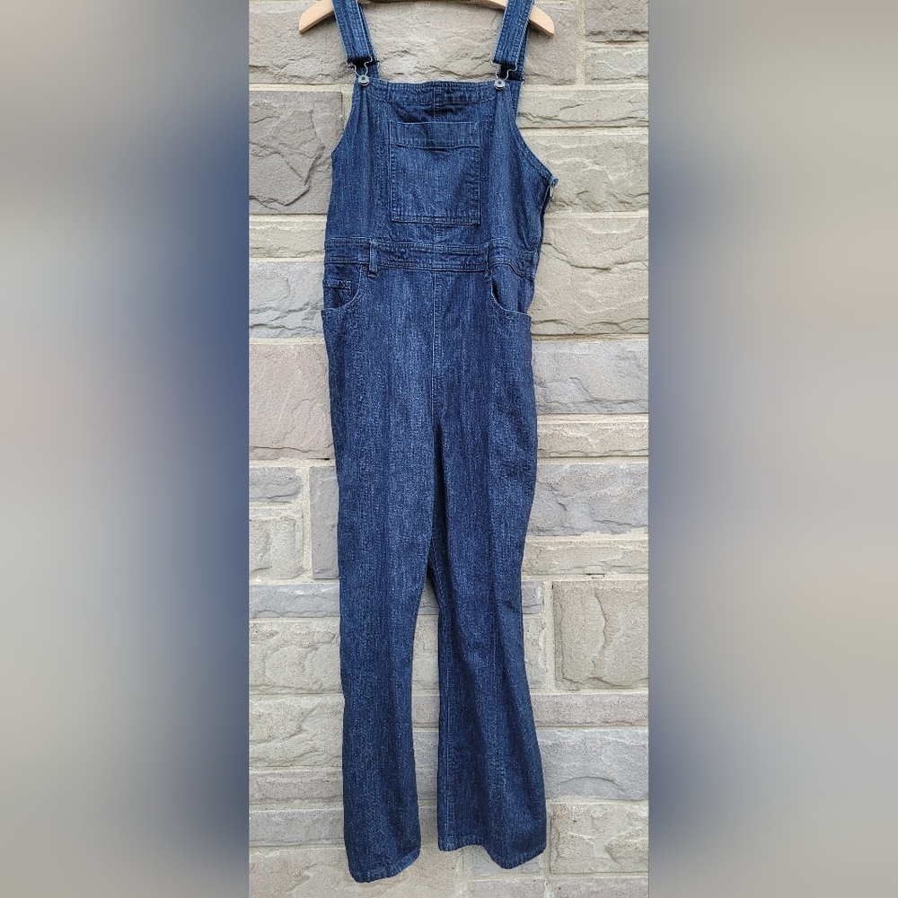 Anthropologie Pilcro Dark Blue Denim Overalls 30